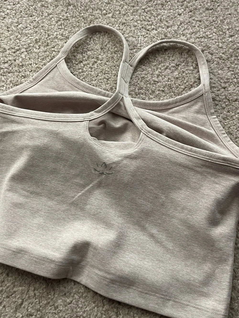 beyond yoga spacedye slim racerback cropped tank - Picture 5 of 6
